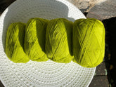 Neon green New Zealand lace wool yarn | neon-green-new-zealand-lace-wool-yarn
