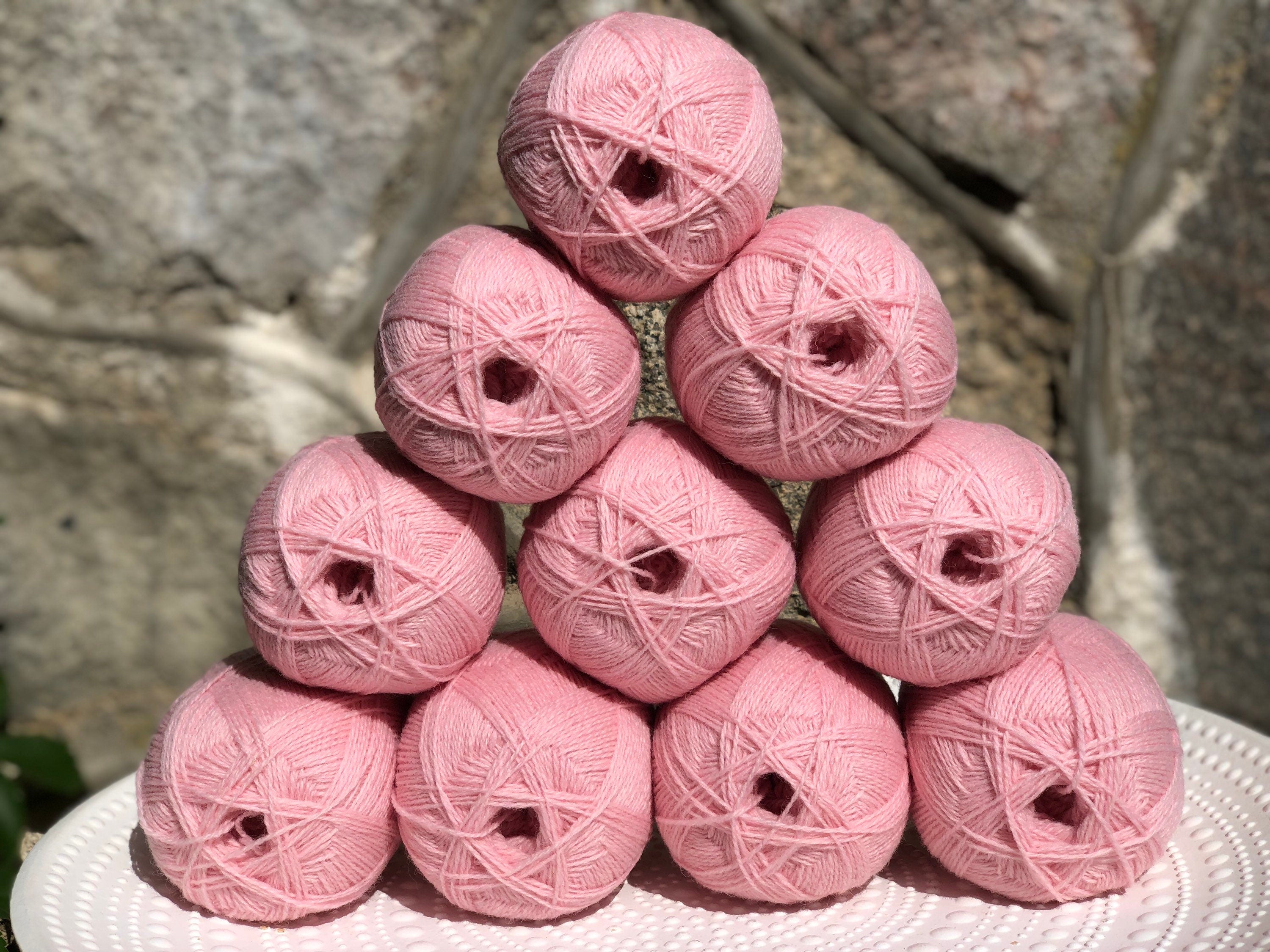Pink New Zealand wool yarn | pink-new-zealand-wool-yarn