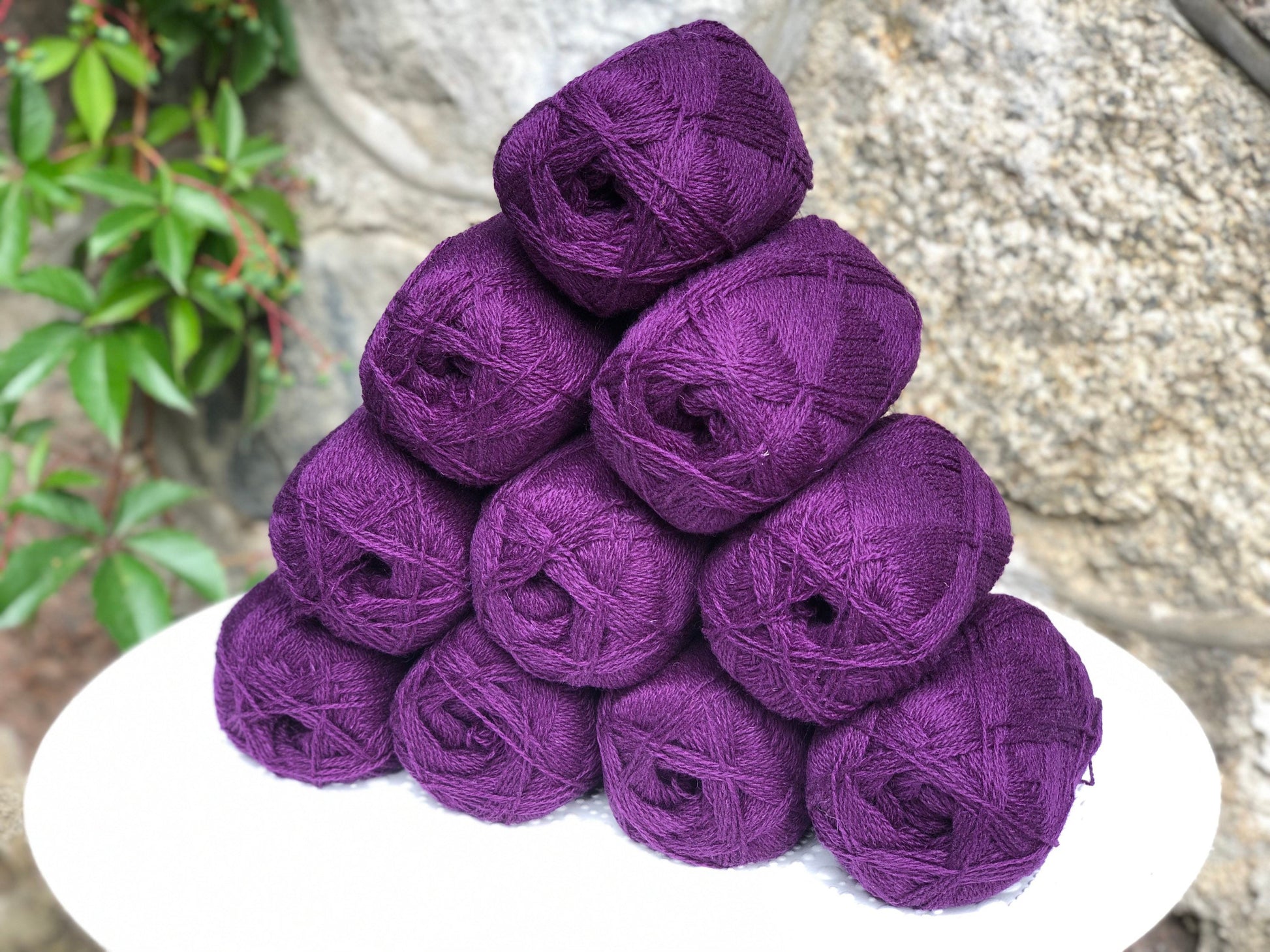 Purple New Zealand wool yarn | purple-new-zealand-wool-yarn