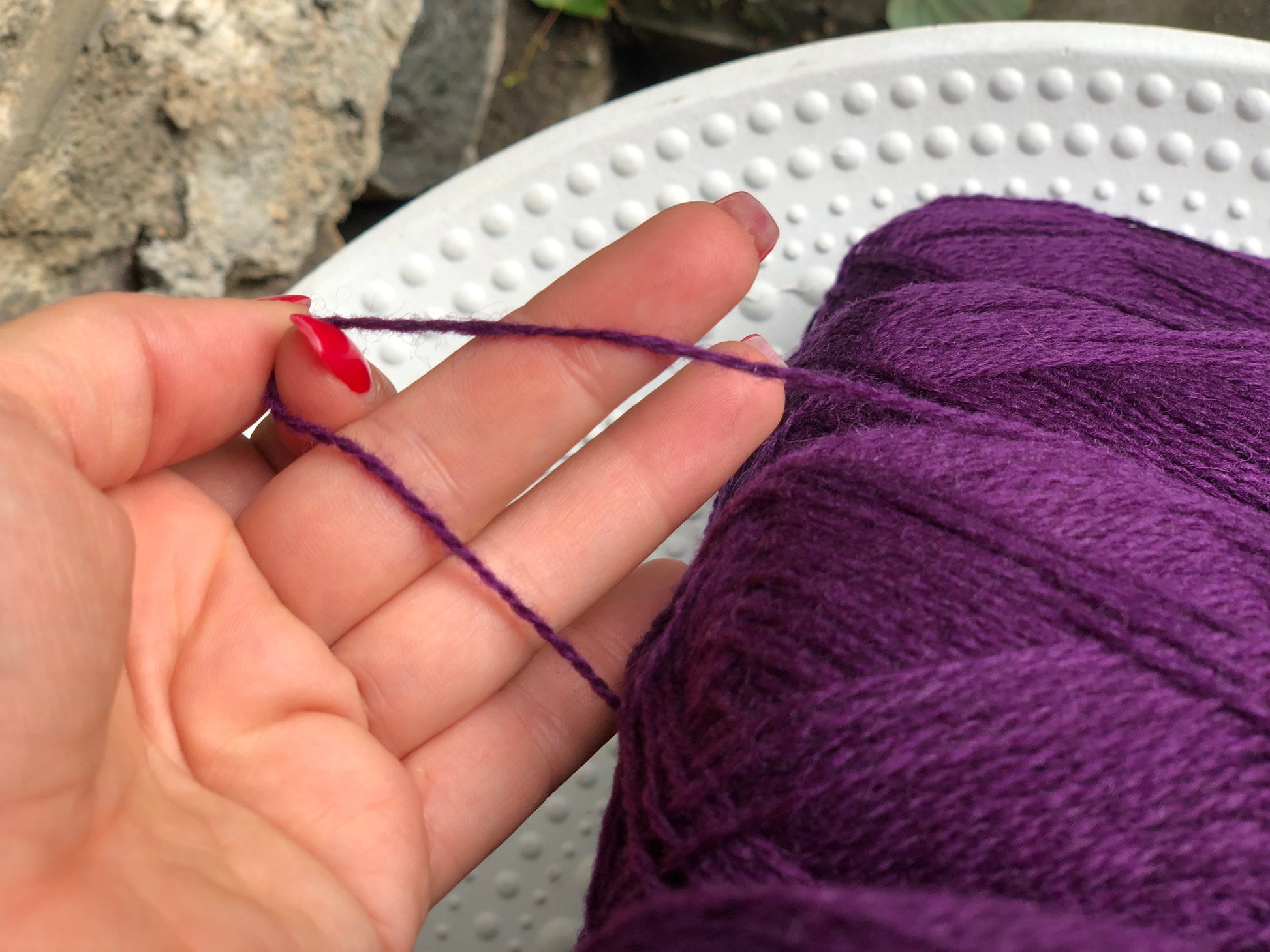 Purple New Zealand wool yarn | purple-new-zealand-wool-yarn