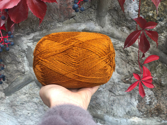 Cinnamon Color lace wool yarn | cinnamon-color-lace-wool-yarn