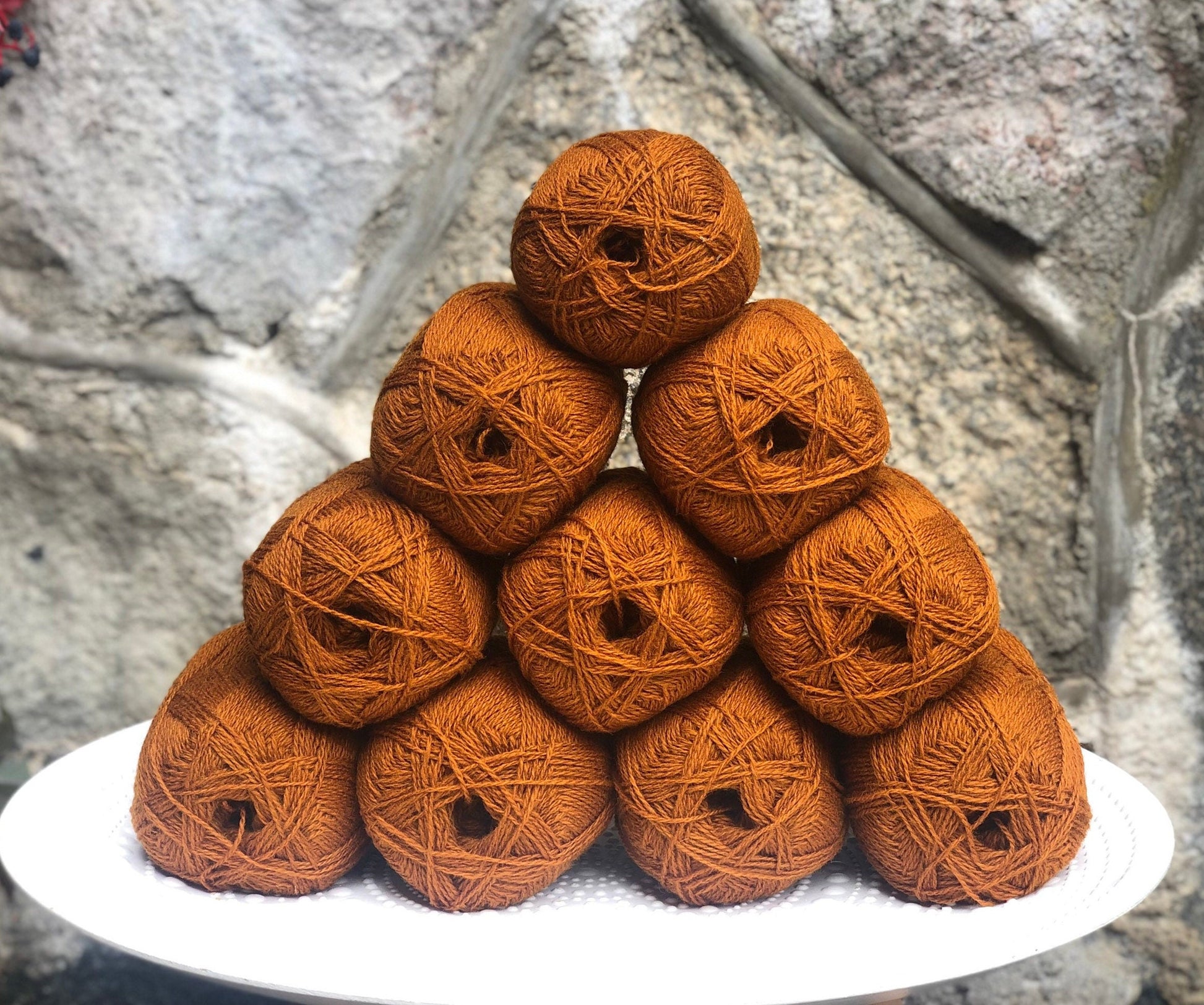 Cinnamon Color lace wool yarn | cinnamon-color-lace-wool-yarn