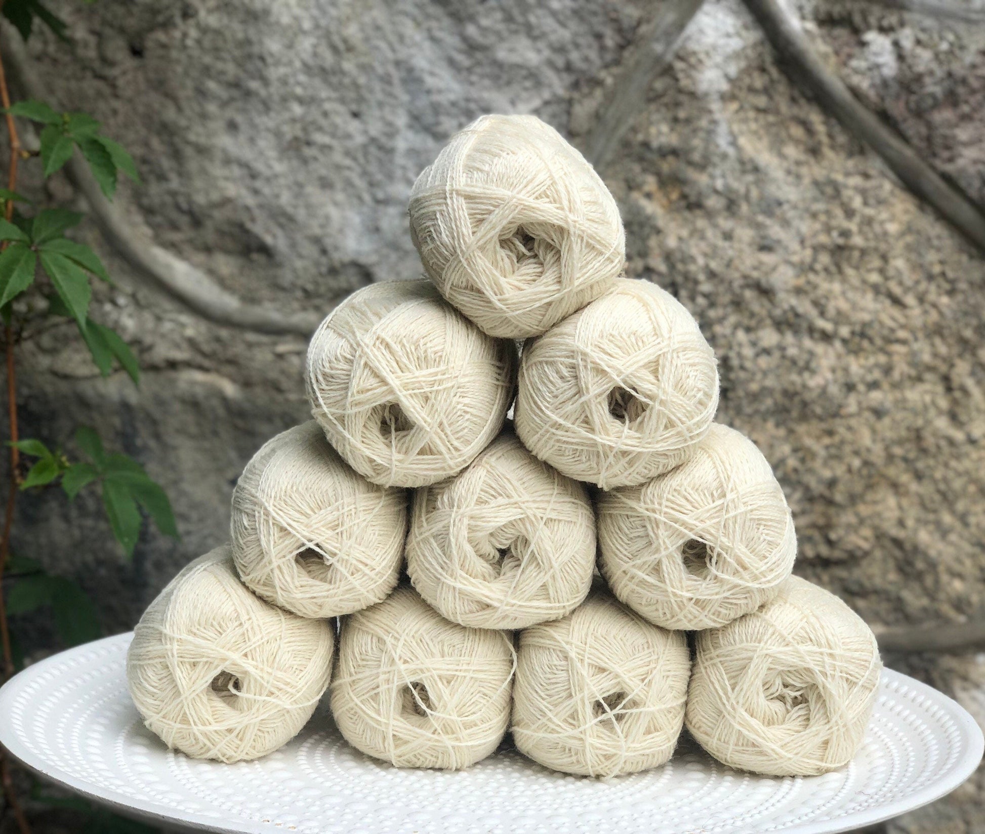 Milk-white New Zealand lace wool yarn | milk-white-new-zealand-lace-wool-yarn