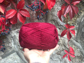 Red wine color wool yarn | red-wine-color-wool-yarn
