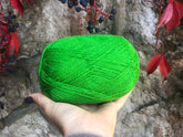 Bright green New Zealand lace wool yarn | bright-green-new-zealand-lace-wool-yarn