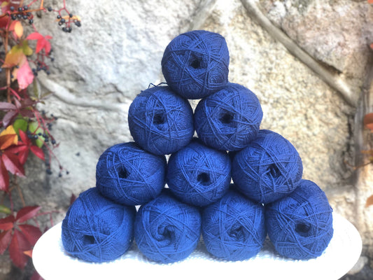 Blue New Zealand lace wool yarn | blue-new-zealand-lace-wool-yarn