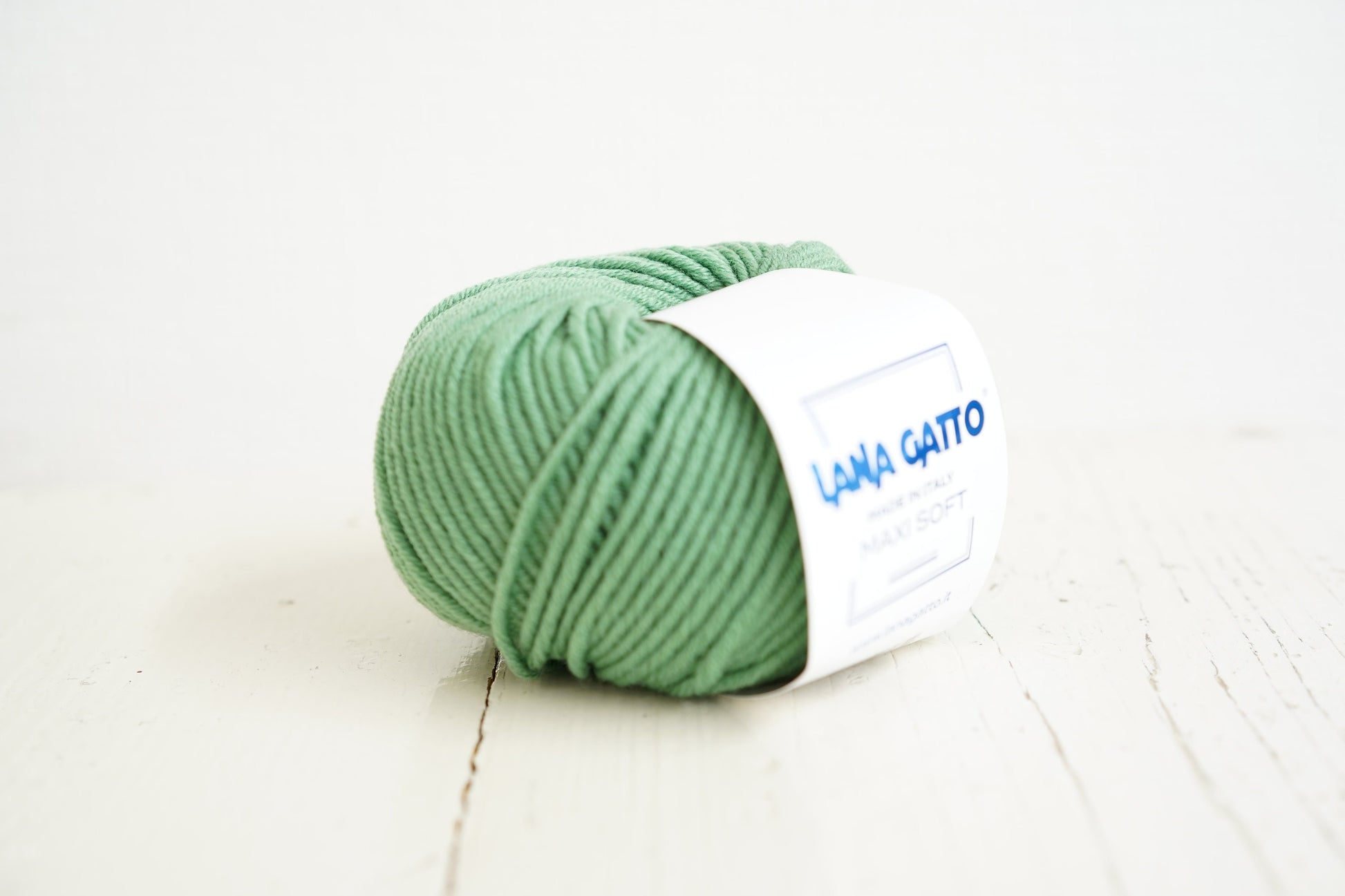 Lana Gatto Maxi soft Mint-green merino wool yarn | lana-gatto-maxi-soft-mint-green-merino-wool-yarn