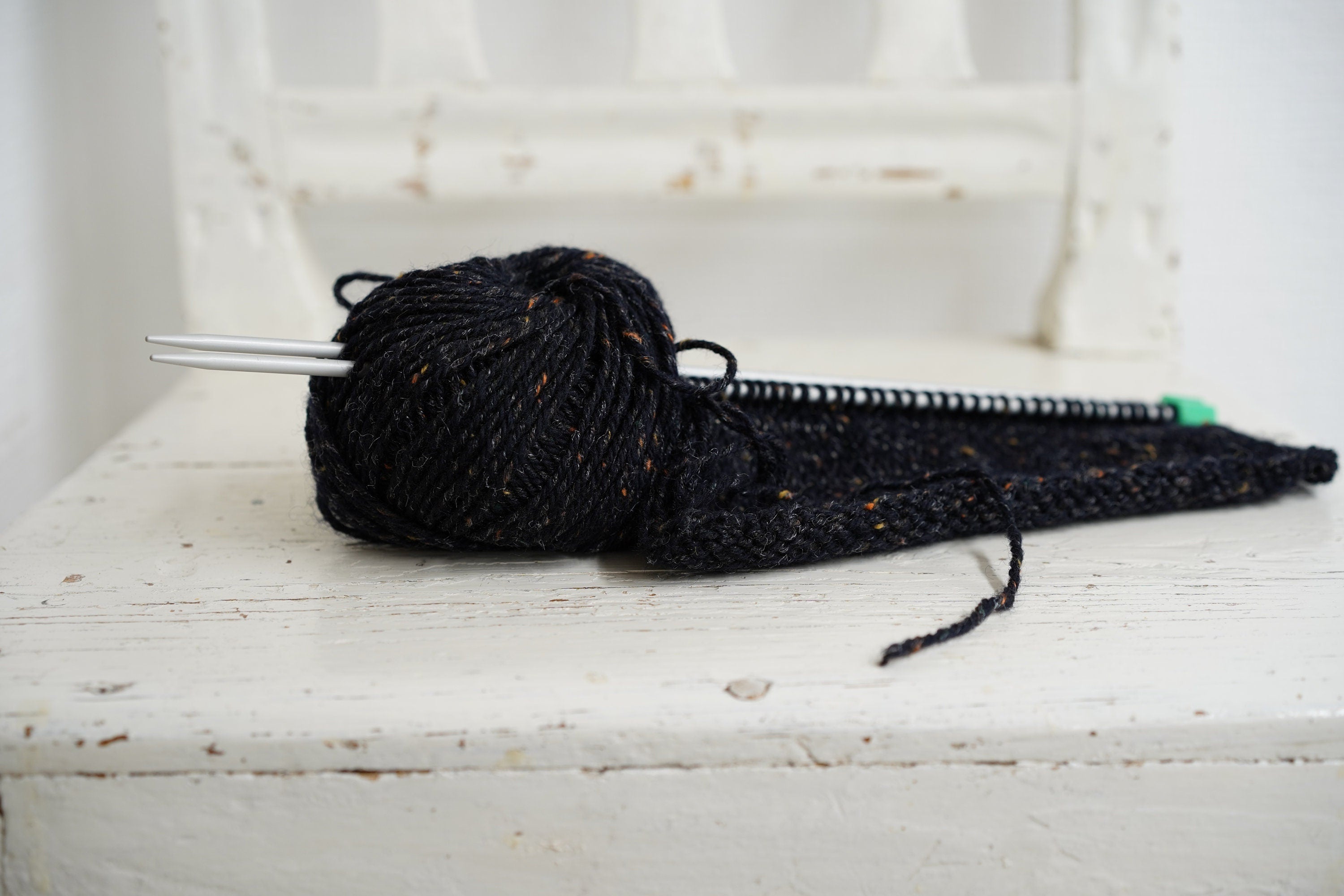 Lana Gatto Black tweed Everest wool yarn | lana-gatto-black-tweed-everest-wool-yarn