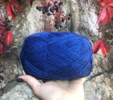 Blue New Zealand lace wool yarn | blue-new-zealand-lace-wool-yarn
