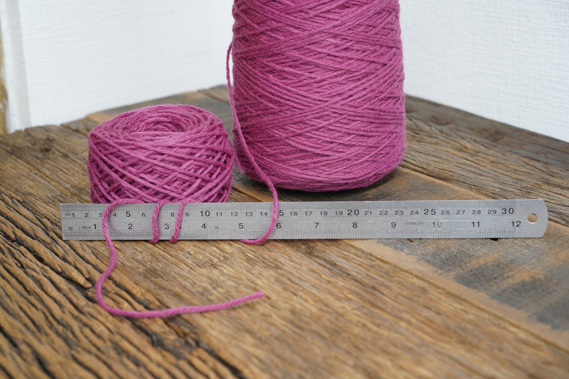 Tea Rose wool yarn in cone | tea-rose-wool-yarn-in-cone