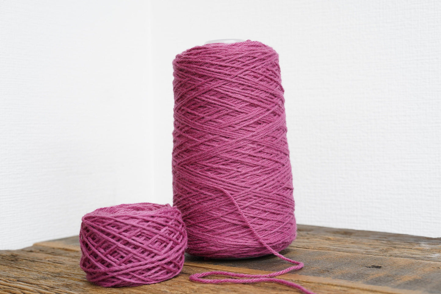 Tea Rose wool yarn in cone | tea-rose-wool-yarn-in-cone