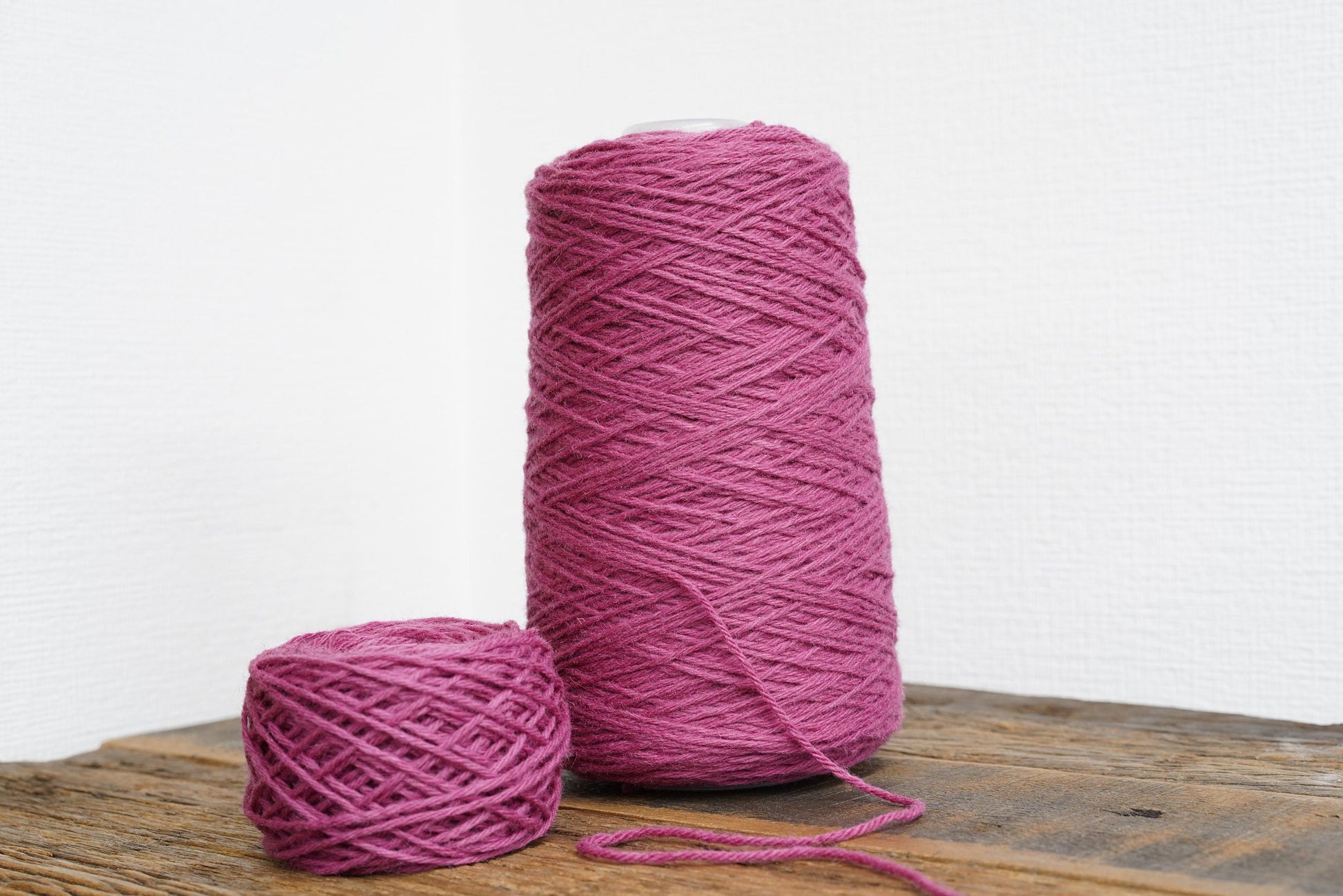Tea Rose wool yarn in cone | tea-rose-wool-yarn-in-cone