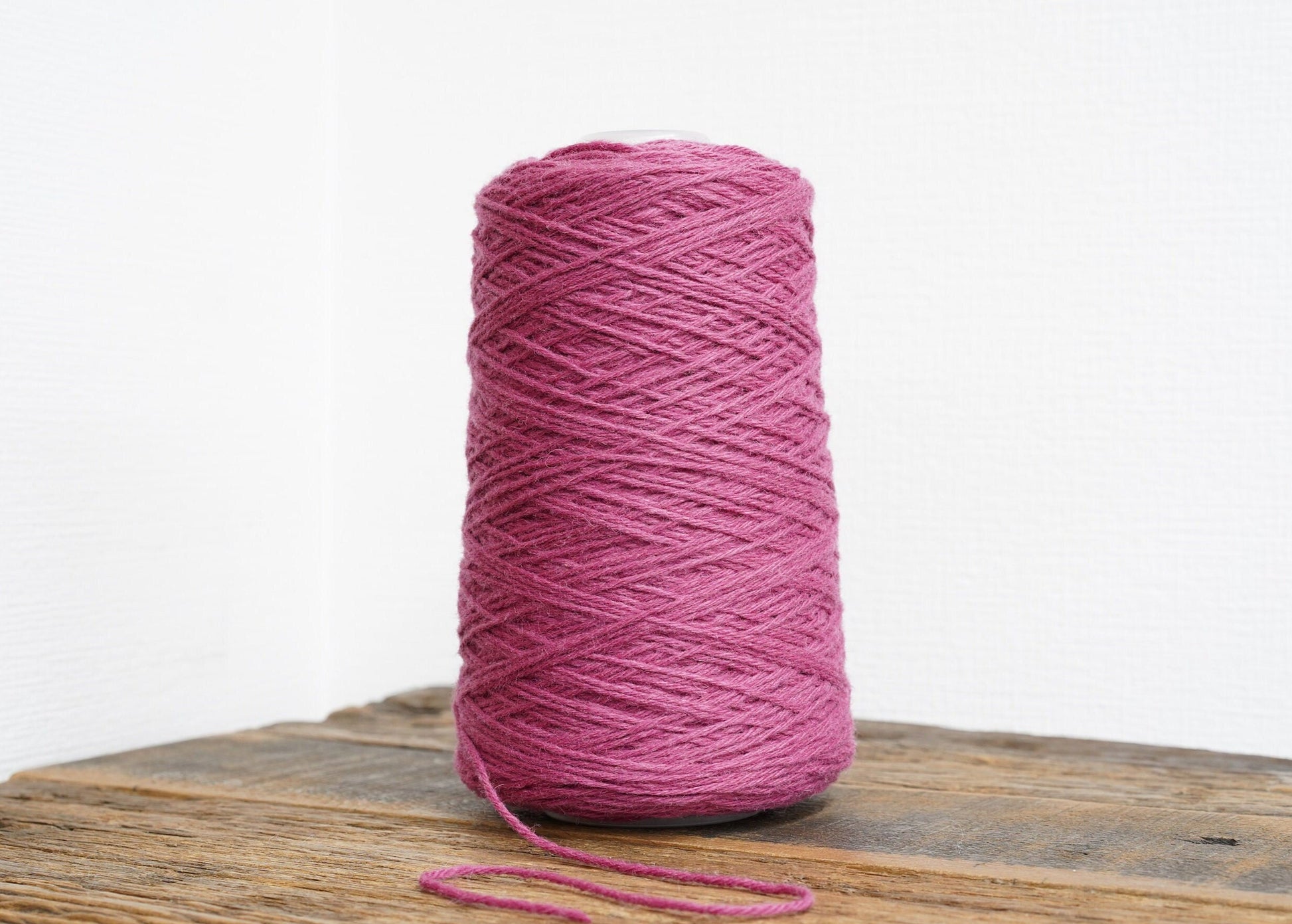 Tea Rose wool yarn in cone | tea-rose-wool-yarn-in-cone