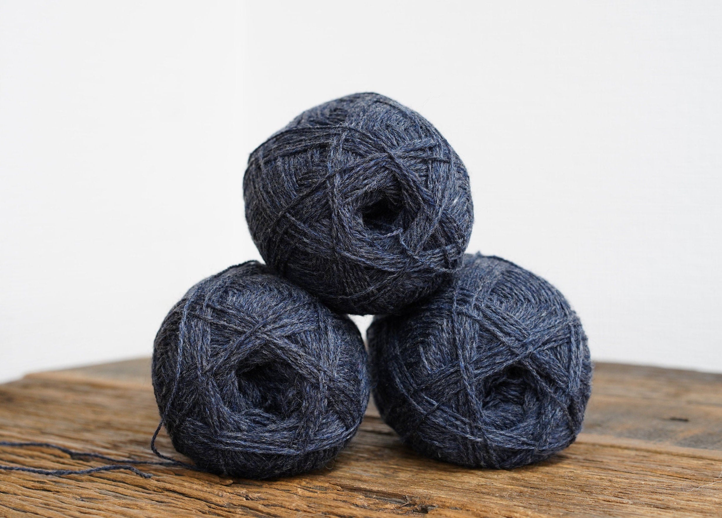 Denim blue New Zealand lace wool yarn | denim-blue-new-zealand-lace-wool-yarn