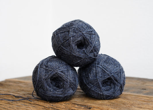 Denim blue New Zealand lace wool yarn | denim-blue-new-zealand-lace-wool-yarn