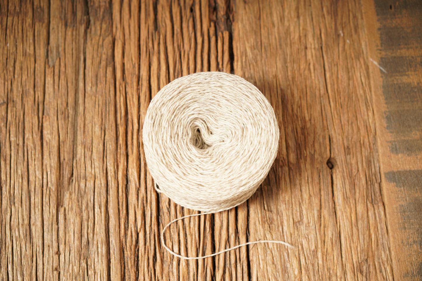 Sand-brown melange wool yarn | sand-brown-melange-wool-yarn