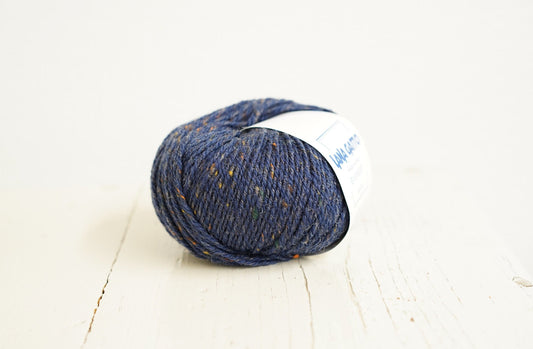 Lana Gatto Everest Blue tweed wool yarn | lana-gatto-everest-blue-tweed-wool-yarn