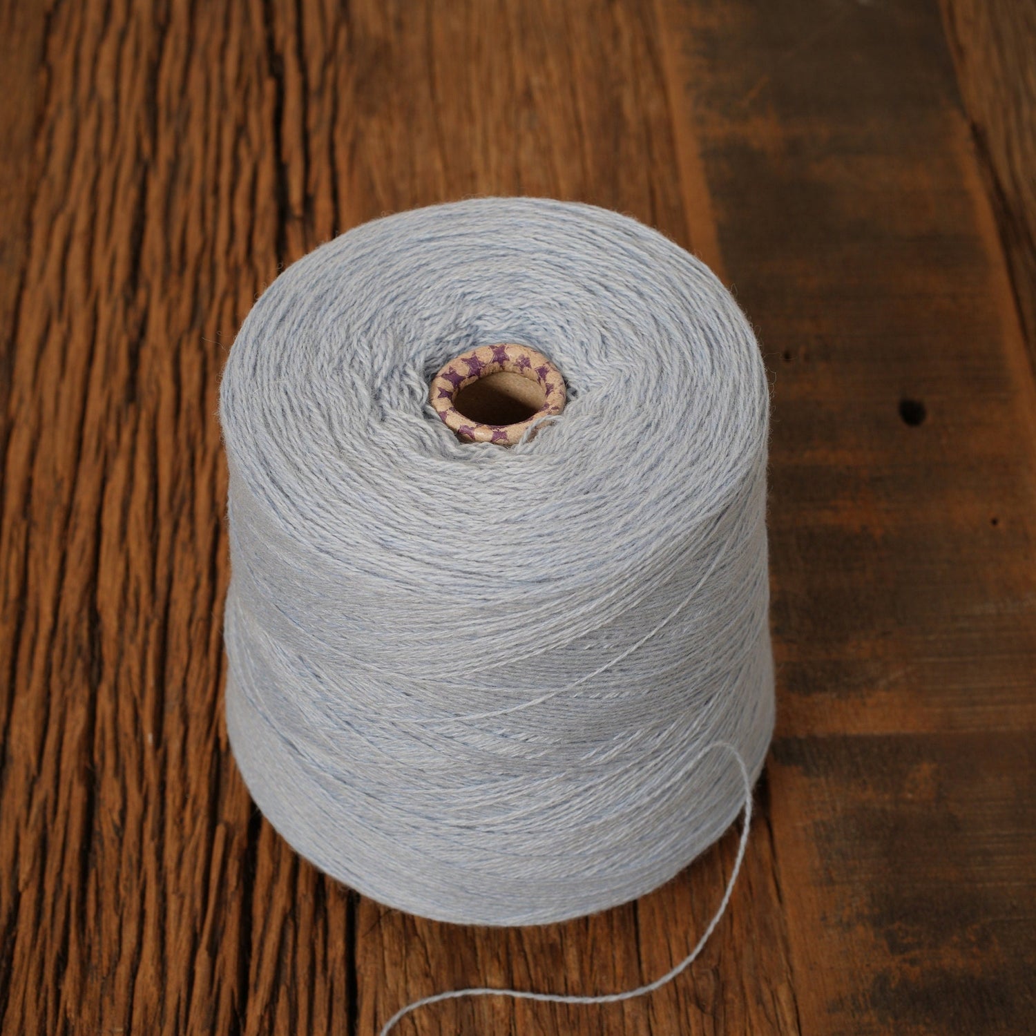 Blue New Zealand wool in cone | blue-new-zealand-wool-in-cone