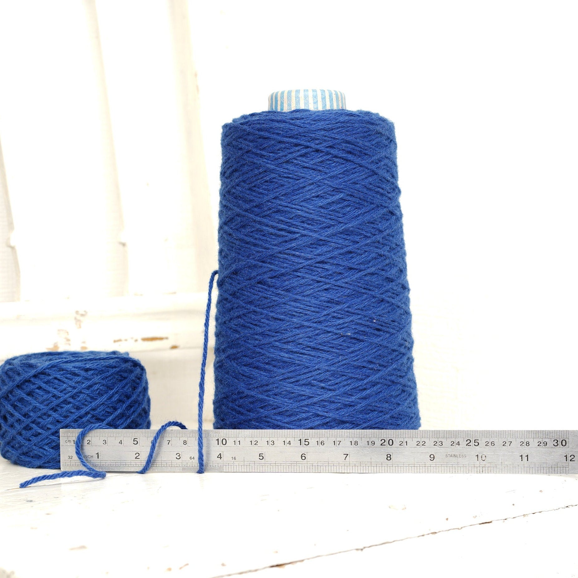 Steel blue yarn for tufting gun, Yarn for knitting