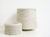 Grey-brown natural wool yarn in cone | grey-brown-natural-wool-yarn-in-cone-1