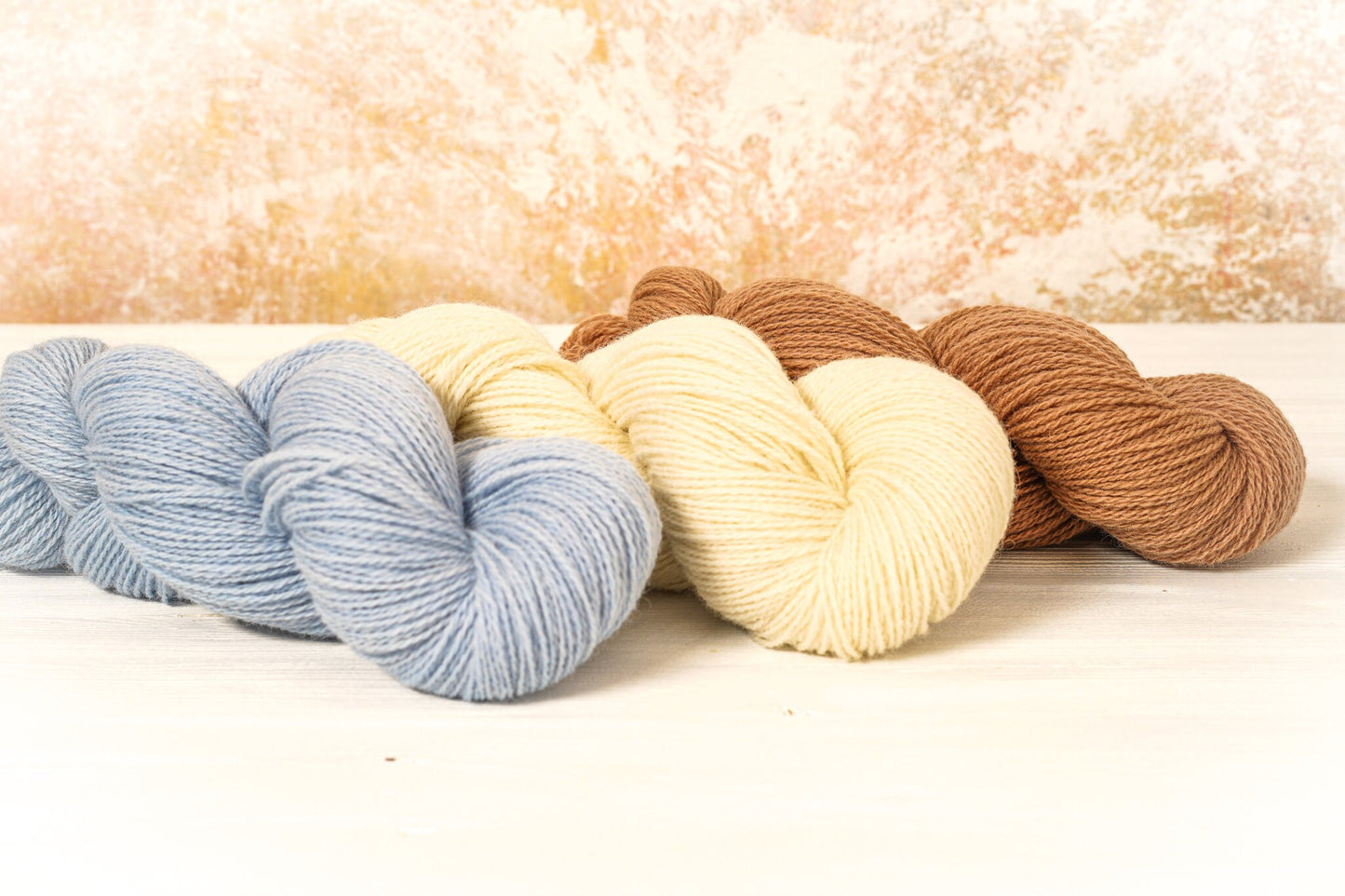 Taupe, white, blue shades wool yarn - 300g./10.58 oz. - Zealand fingering wool yarn - Hand knitting yarn - Weaving wool fiber - plaids wool | taupe-white-blue-shades-wool-yarn-300g-10-58-oz-zealand-fingering-wool-yarn-hand-knitting-yarn-weaving-wool-fiber-plaids-wool