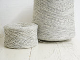 Light Grey fingering wool yarn in cone | light-grey-fingering-wool-yarn-in-cone