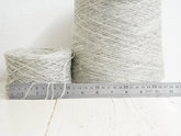 Light Grey fingering wool yarn in cone | light-grey-fingering-wool-yarn-in-cone