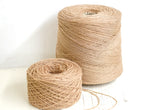 Light-brown wool yarn in cone | light-brown-wool-yarn-in-cone