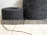 Graphite grey fingering wool yarn in cones | graphite-grey-fingering-wool-yarn-in-cones-1
