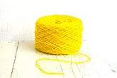 Bright yellow wool in cone 0,9kg/31.7oz - Fingering wool yarn - 100% wool yarn for weaving plaids, socks knitting - Hand knitting wool C710 | bright-yellow-wool-in-cone-0-9kg-31-7oz-fingering-wool-yarn-100-wool-yarn-for-weaving-plaids-socks-knitting-hand-knitting-wool-c710