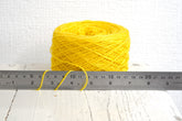 Bright yellow wool in cone 0,9kg/31.7oz - Fingering wool yarn - 100% wool yarn for weaving plaids, socks knitting - Hand knitting wool C710 | bright-yellow-wool-in-cone-0-9kg-31-7oz-fingering-wool-yarn-100-wool-yarn-for-weaving-plaids-socks-knitting-hand-knitting-wool-c710