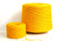Saffron yellow wool in cone 0,9kg/31.7oz - Fingering wool yarn - 100% wool yarn for weaving plaids, socks knitting - Hand knitting wool C730 | saffron-yellow-wool-in-cone-0-9kg-31-7oz-fingering-wool-yarn-100-wool-yarn-for-weaving-plaids-socks-knitting-hand-knitting-wool-c730