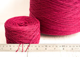 Hot pink wool in cone 0,9kg/31.7oz - 100% New Zealand fingering wool - yarn for weaving plaids, socks knitting - Hand knitting wool C540 | hot-pink-wool-in-cone-0-9kg-31-7oz-100-new-zealand-fingering-wool-yarn-for-weaving-plaids-socks-knitting-hand-knitting-wool-c540