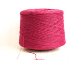 Hot pink wool in cone 0,9kg/31.7oz - 100% New Zealand fingering wool - yarn for weaving plaids, socks knitting - Hand knitting wool C540 | hot-pink-wool-in-cone-0-9kg-31-7oz-100-new-zealand-fingering-wool-yarn-for-weaving-plaids-socks-knitting-hand-knitting-wool-c540