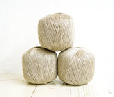Natural, undyed grey European linen 100g/450m made in Europe, Handcraft yarn for summer knittings, crochet projects, baby crafts - YarnHome | natural-undyed-grey-european-linen-100g-450m-made-in-europe-handcraft-yarn-for-summer-knittings-crochet-projects-baby-crafts-yarnhome