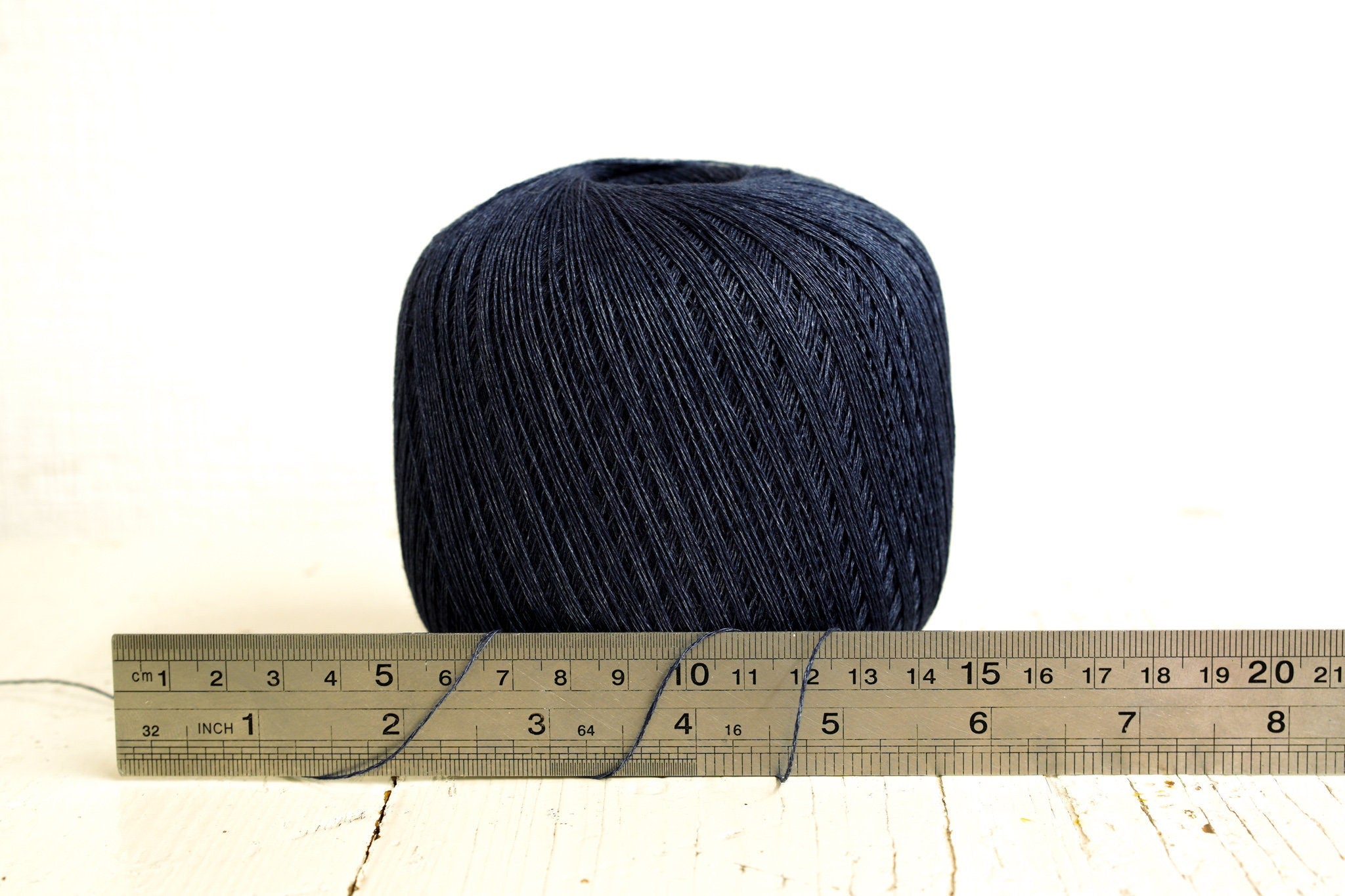 Dark denim blue 100% linen yarn | dark-denim-blue-100-linen-yarn