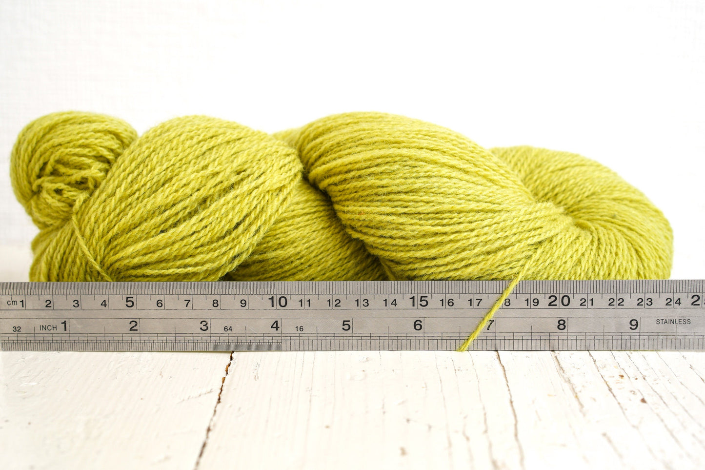 Soft green wool yarn - 100g./3,50 oz. - New Zealand wool for hand or machine knitting, weaving plaids, cardigans, knitter gift - 335 Color | soft-green-wool-yarn-100g-3-50-oz-new-zealand-wool-for-hand-or-machine-knitting-weaving-plaids-cardigans-knitter-gift-335-color