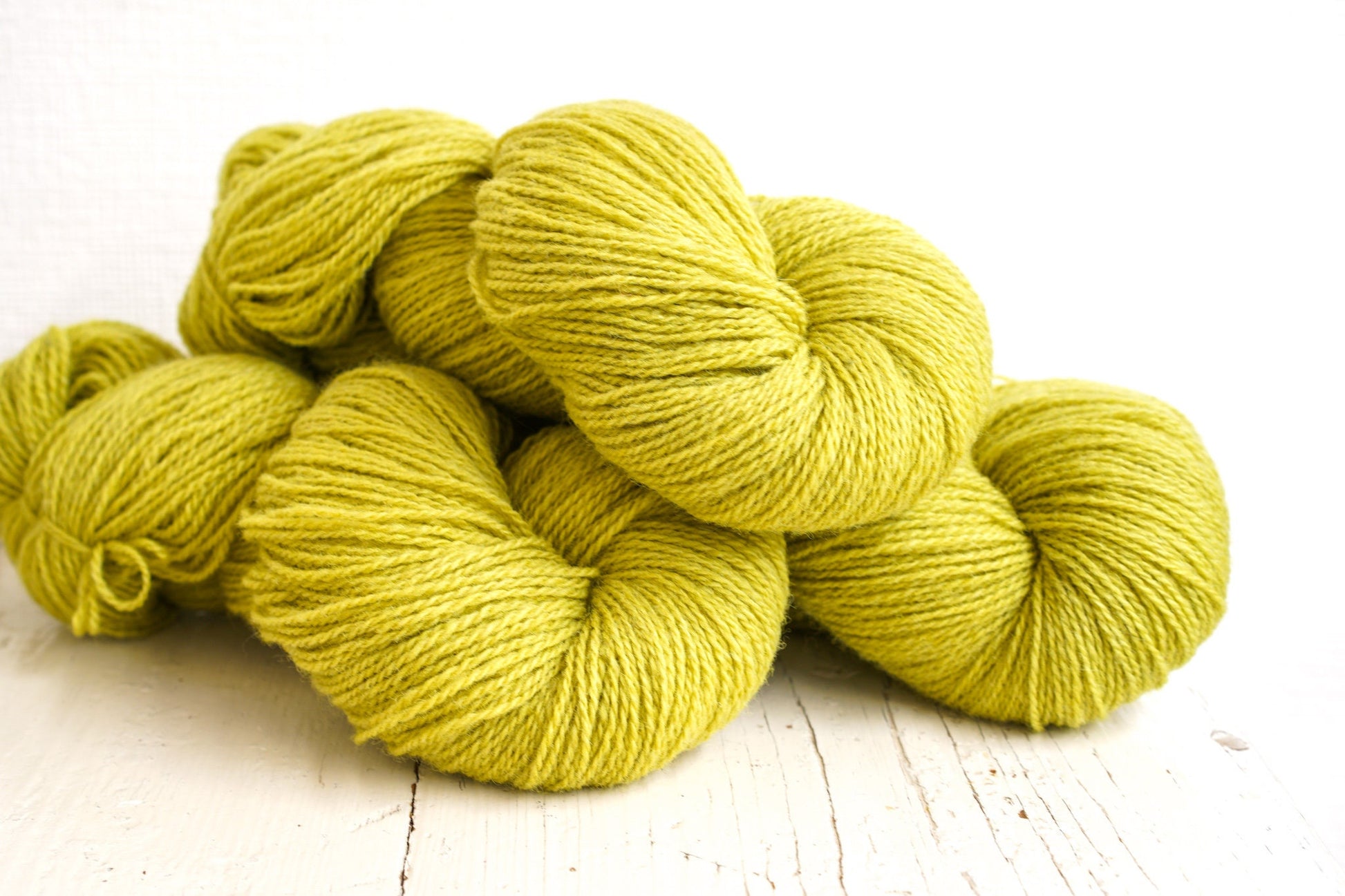 Soft green wool yarn - 100g./3,50 oz. - New Zealand wool for hand or machine knitting, weaving plaids, cardigans, knitter gift - 335 Color | soft-green-wool-yarn-100g-3-50-oz-new-zealand-wool-for-hand-or-machine-knitting-weaving-plaids-cardigans-knitter-gift-335-color