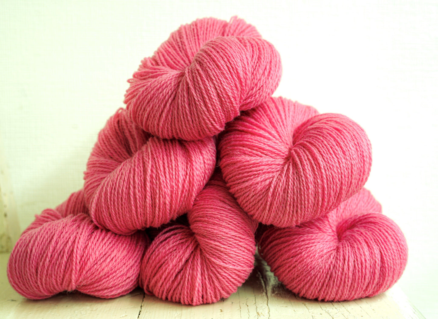 Rose color New Zealand  fingering wool - 100g./3,50 oz. - Hand knitting yarn for weaving, crochet plaids, square crochet wool - C 500 | rose-color-new-zealand-fingering-wool-100g-3-50-oz-hand-knitting-yarn-for-weaving-crochet-plaids-square-crochet-wool-c-500