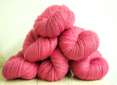 Rose color New Zealand  fingering wool - 100g./3,50 oz. - Hand knitting yarn for weaving, crochet plaids, square crochet wool - C 500 | rose-color-new-zealand-fingering-wool-100g-3-50-oz-hand-knitting-yarn-for-weaving-crochet-plaids-square-crochet-wool-c-500