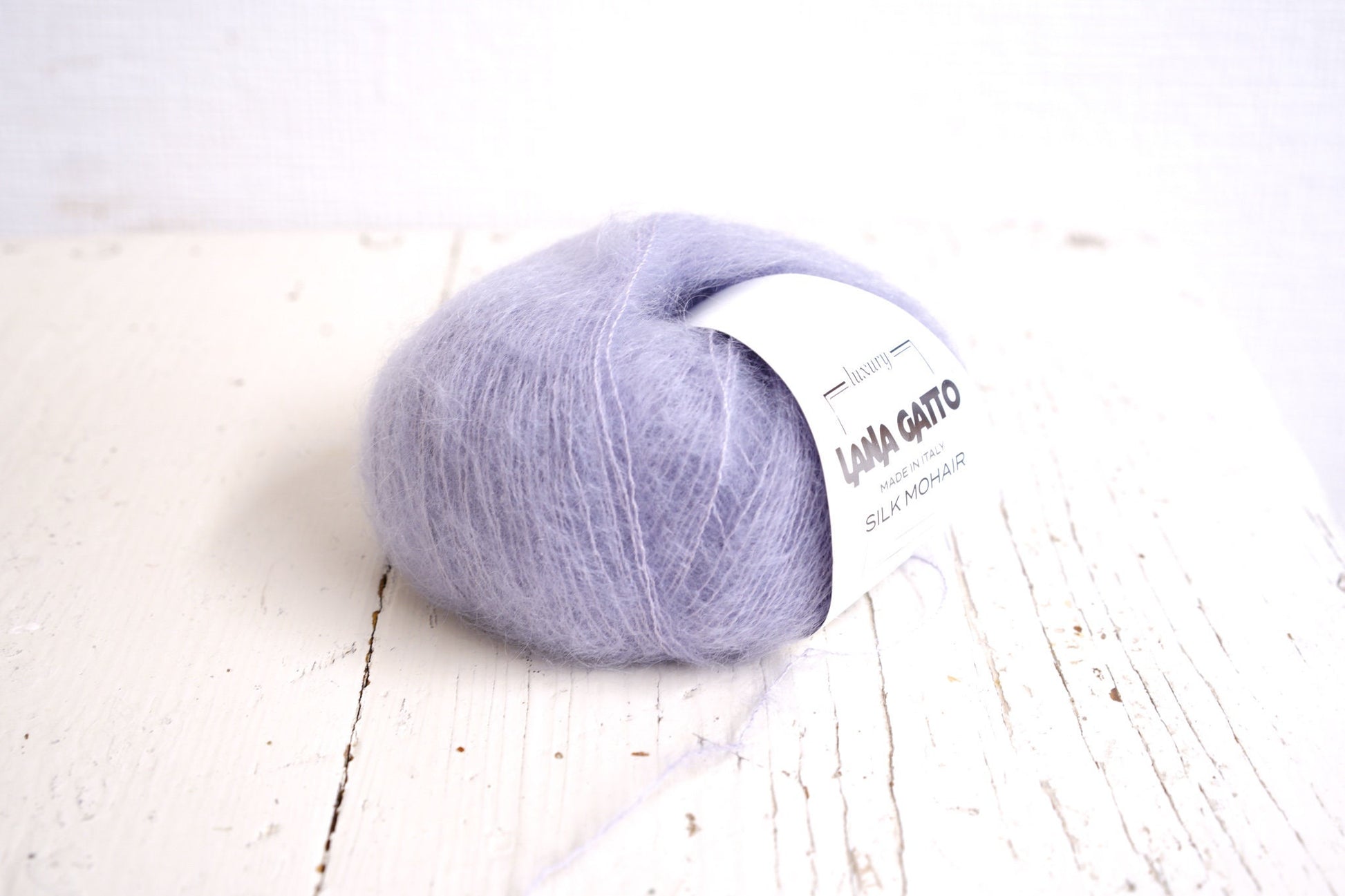 Lilac Lana Gatto Kid Mohair Silk yarn - 212m/25g Luxury threa – Yarn Home