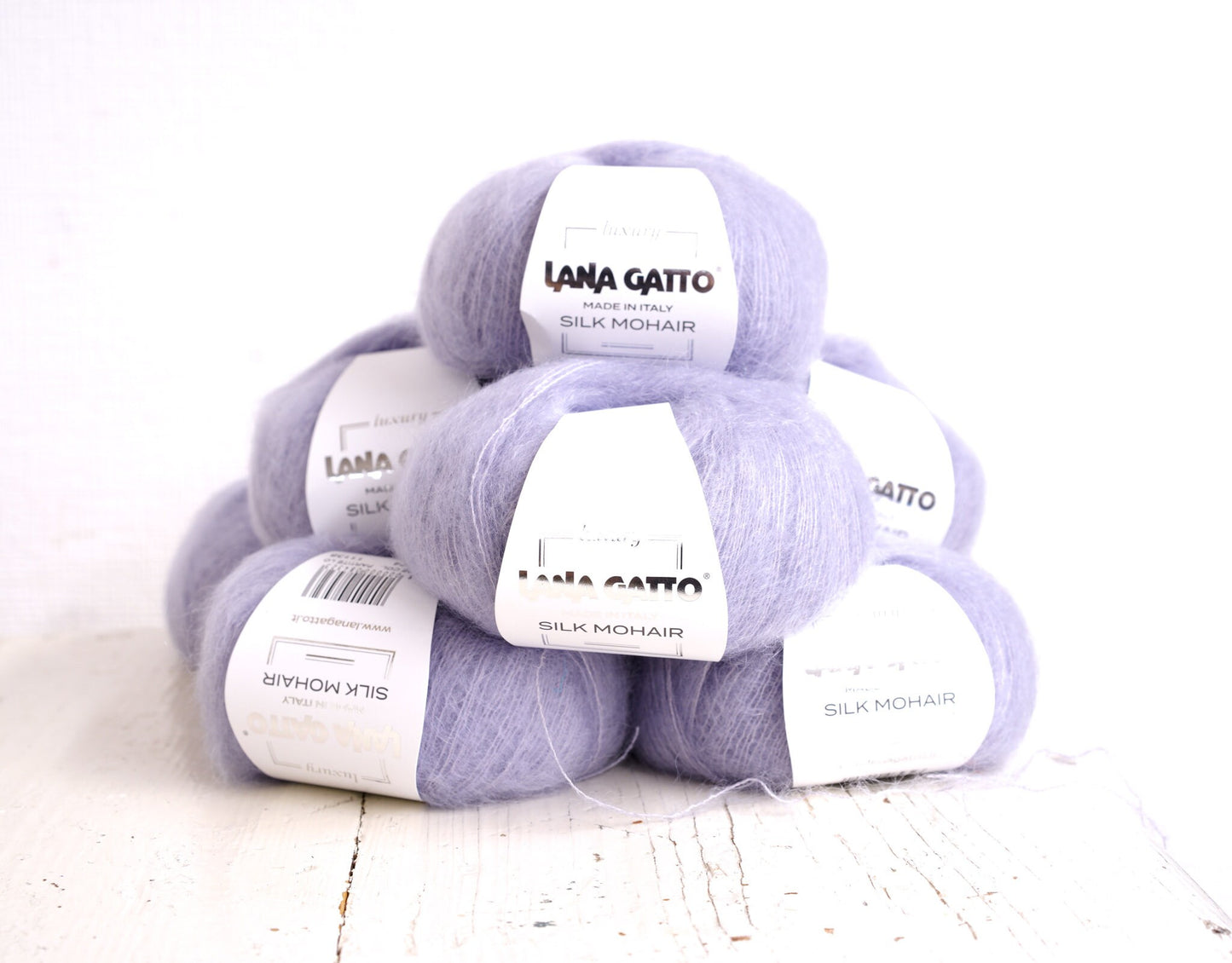 Lilac Lana Gatto Kid Mohair Silk yarn - 212m/25g Luxury threads for the finest lace knitting, premium quality yarn - 9374 | lilac-lana-gatto-kid-mohair-silk-yarn-212m-25g-luxury-threads-for-the-finest-lace-knitting-premium-quality-yarn-9374