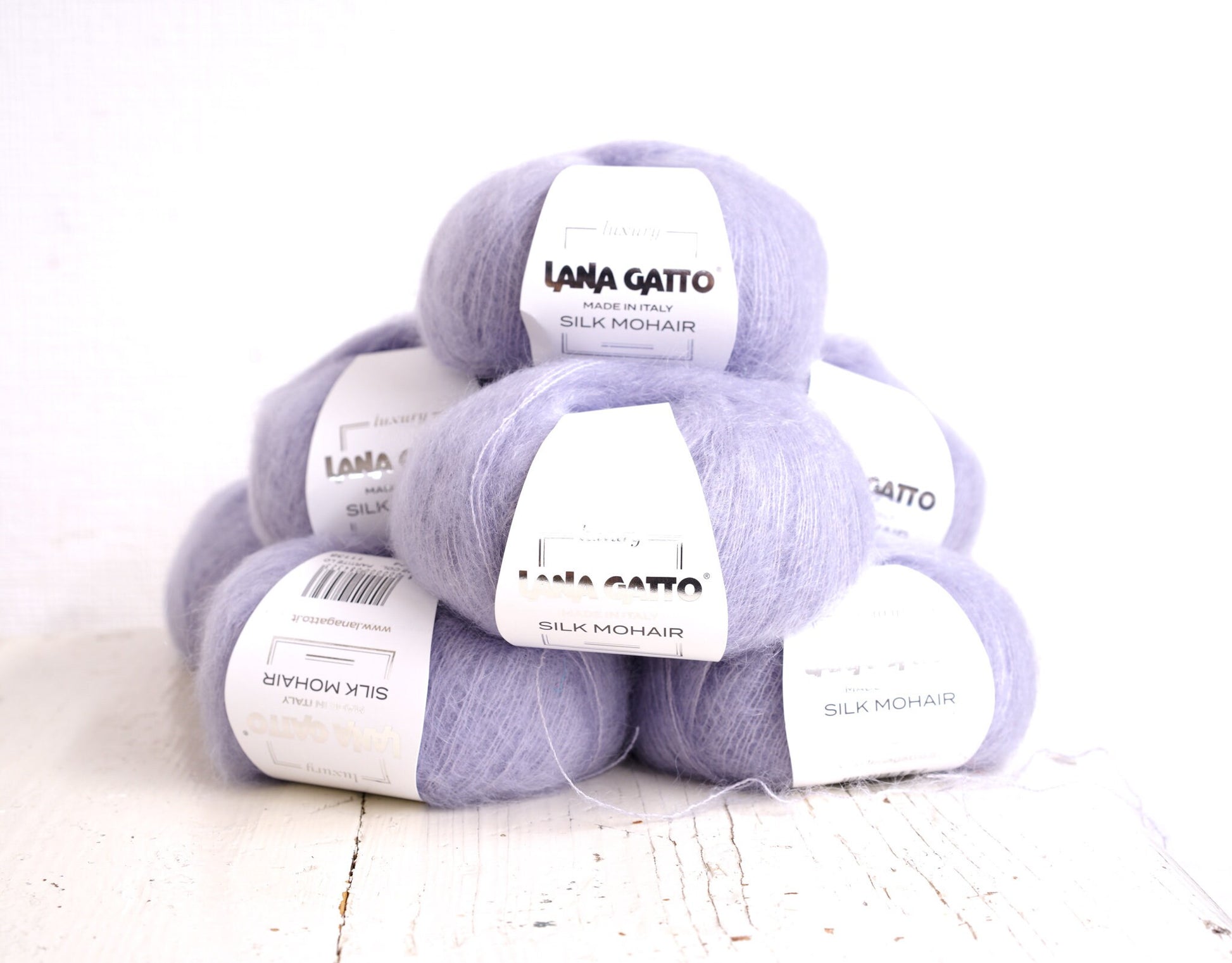 Lilac Lana Gatto Kid Mohair Silk yarn - 212m/25g Luxury threads for the finest lace knitting, premium quality yarn - 9374 | lilac-lana-gatto-kid-mohair-silk-yarn-212m-25g-luxury-threads-for-the-finest-lace-knitting-premium-quality-yarn-9374