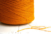 Pumpkin New Zealand wool in a cone | pumpkin-new-zealand-wool-in-a-cone