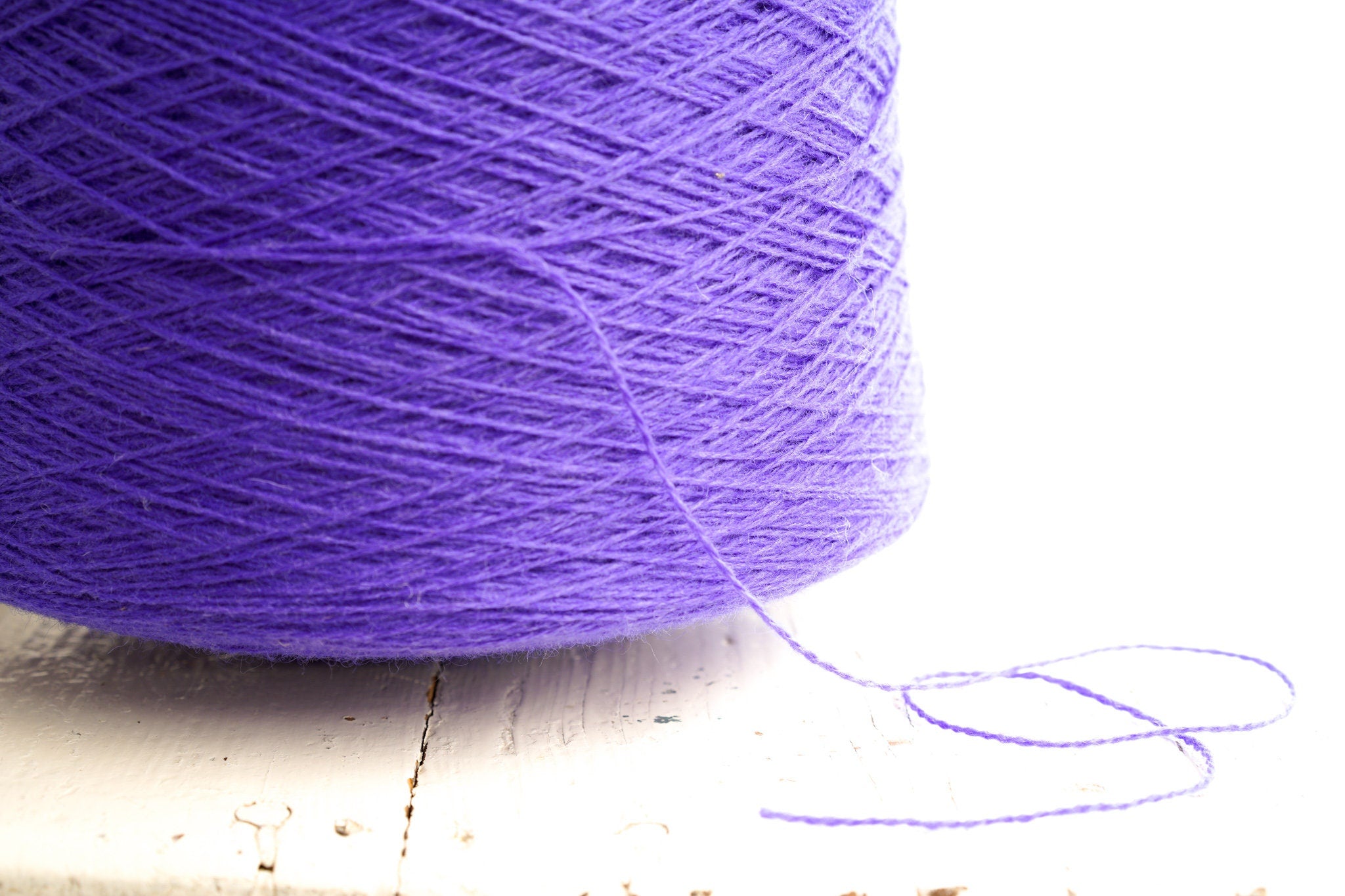 Royal purple wool cone 0,9kg/31.7oz - 100% wool yarn for weaving plaids, socks knitting, machine knitting, gift for knitter, winter wool 106 | royal-purple-wool-cone-0-9kg-31-7oz-100-wool-yarn-for-weaving-plaids-socks-knitting-machine-knitting-gift-for-knitter-winter-wool-106