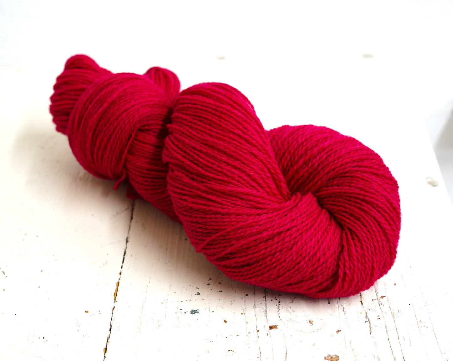 Cyclamen color New Zealand  fingering wool - 100g./3,50 oz. - Hand knitting yarn for weaving, crochet plaids, square crochet wool - C 555 | cyclamen-color-new-zealand-fingering-wool-100g-3-50-oz-hand-knitting-yarn-for-weaving-crochet-plaids-square-crochet-wool-c-555