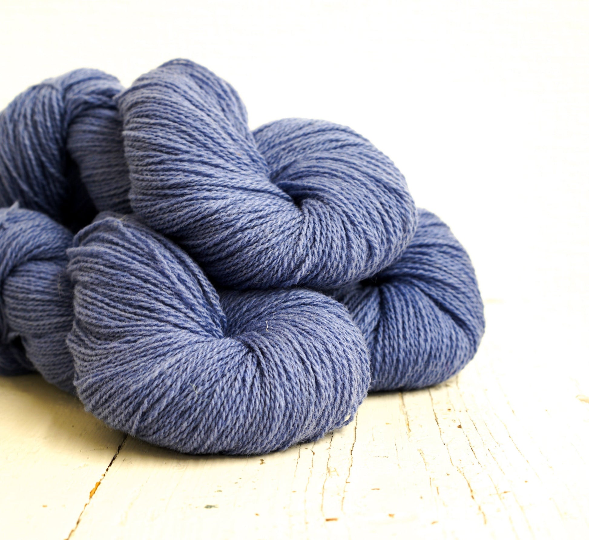 Steel blue wool yarn - 100g./3,50 oz. - New Zealand wool for hand or machine knitting, weaving plaids, cardigans, knitter gift - 244 Color | steel-blue-wool-yarn-100g-3-50-oz-new-zealand-wool-for-hand-or-machine-knitting-weaving-plaids-cardigans-knitter-gift-244-color