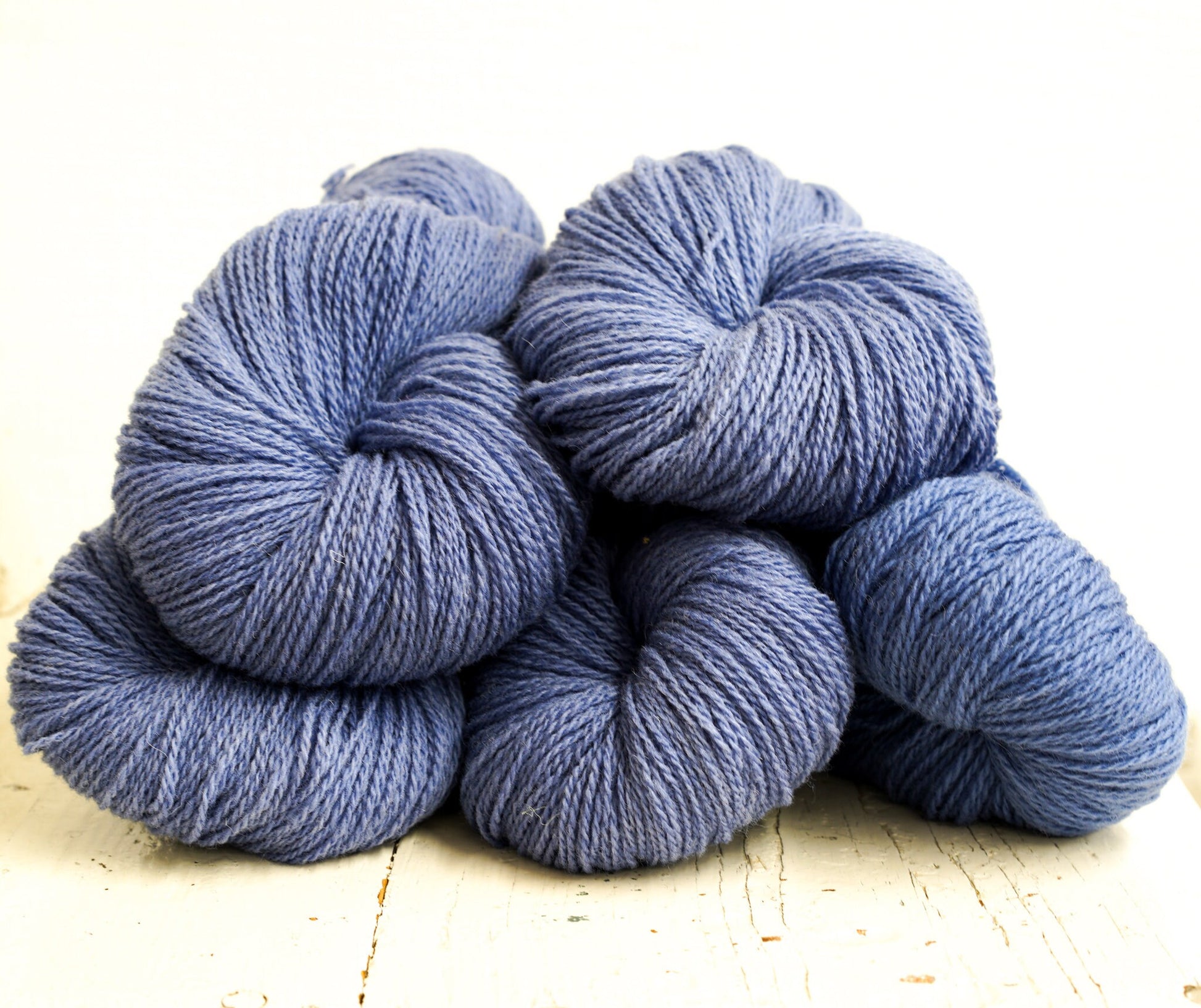 Steel blue wool yarn - 100g./3,50 oz. - New Zealand wool for hand or machine knitting, weaving plaids, cardigans, knitter gift - 244 Color | steel-blue-wool-yarn-100g-3-50-oz-new-zealand-wool-for-hand-or-machine-knitting-weaving-plaids-cardigans-knitter-gift-244-color