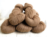 Taupe brown wool yarn - 100g./350m.- New Zealand fingering wool yarn - Sustainable wool - Crochet squares wool fiber - plaids weaving wool | taupe-brown-wool-yarn-100g-350m-new-zealand-fingering-wool-yarn-sustainable-wool-crochet-squares-wool-fiber-plaids-weaving-wool