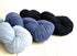 Sky blue, steel blue, dark blue fingering and socks 100% New Zealand wool yarn, for knitting, crochet, plaid weaving, outerwear threads set | sky-blue-steel-blue-dark-blue-fingering-and-socks-100-new-zealand-wool-yarn-for-knitting-crochet-plaid-weaving-outerwear-threads-set